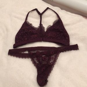 Bralette w/ marching panties